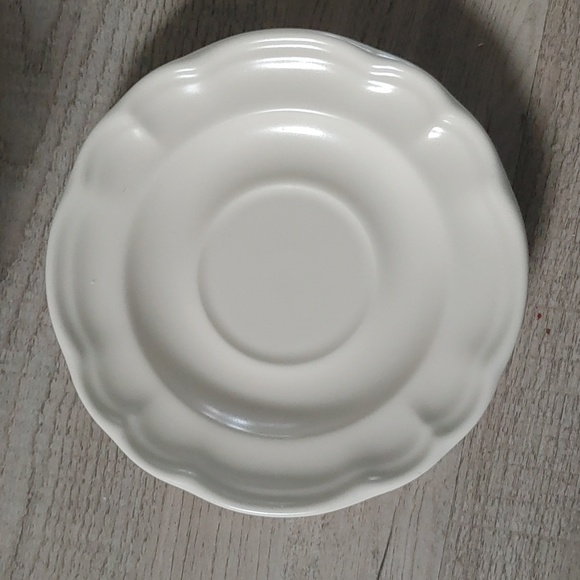 Pfaltzgraff TEA ROSE Set of 6 Cup & Saucer Sets Scalloped Stoneware USA - Picture 5 of 5